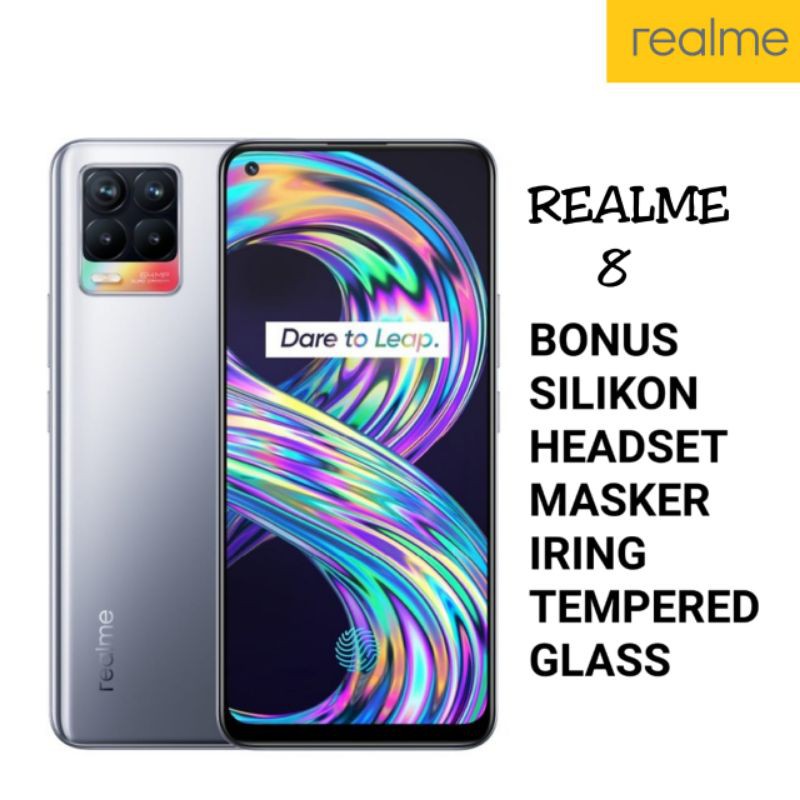 REALME 8 NFC 8/128 & REALME 8i 6/128 NEW GARANSI RESMI REALME-2