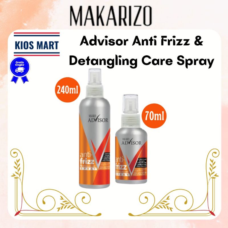 Makarizo Advisor Anti Frizz &amp; Detangling Care Spray 70ml