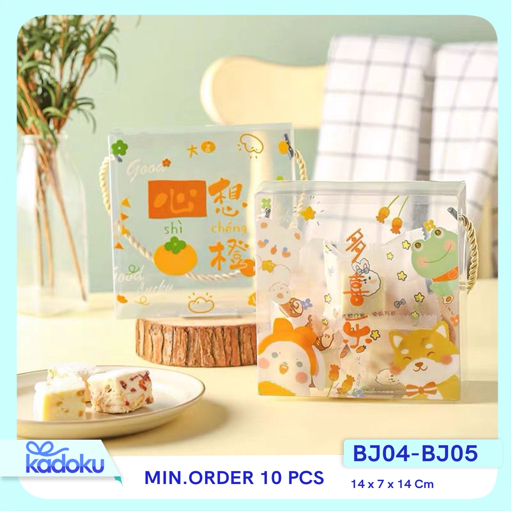 

mika box motif transparan / Goodiebag imlek / Goodiebag animal / Imlek box I BJ04-BJ05