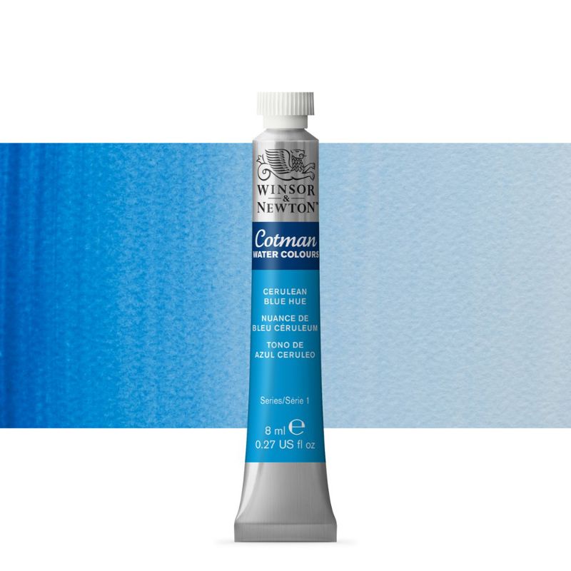 

CAT AIR COTMAN WATER COLOUR TUBE 8 ML CERULEAN BLUE HUE WINSOR & NEWTON