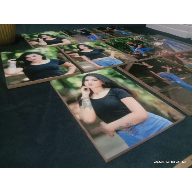 Cetak Foto Custom Lapis Kayu Mdf / Foto Kayu