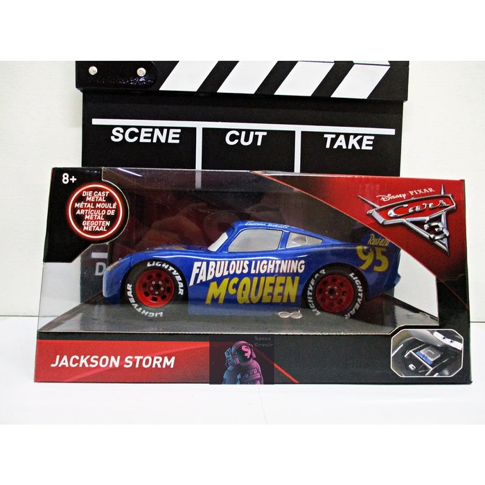 MAINAN & HOBI DIECAST JADA - CARS FABULOUS LIGHTNING MCQUEEN - SKALA 1:24 HR990W
