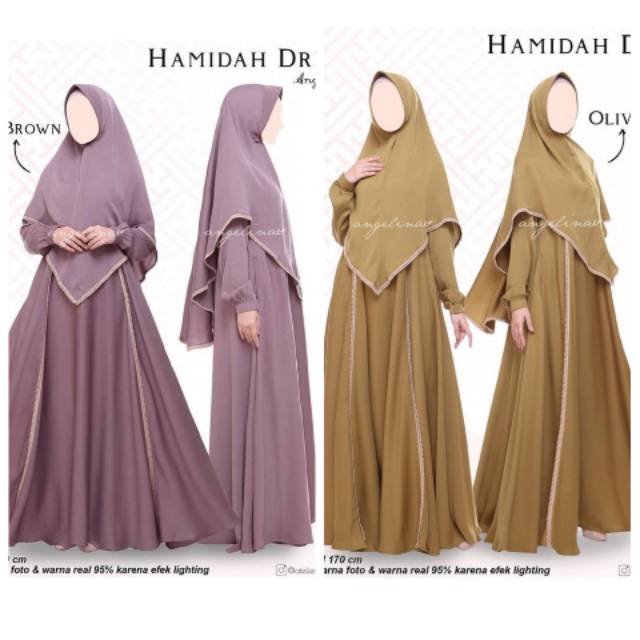 HAMIDAH DRESS - HASNA KHIMAR by ATELIER ANGELINA