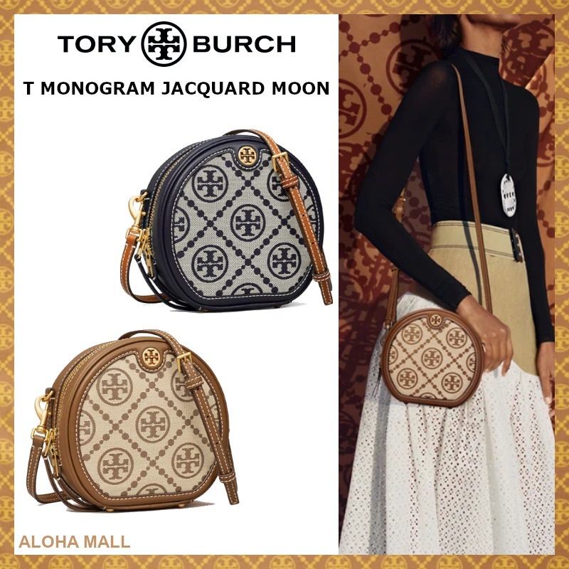 TB Monogram Jacquard moon crossbody bag 88168 88487 88299 88209
