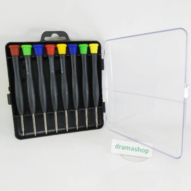 Obeng jam set Precision Screwdriver set 8pcs