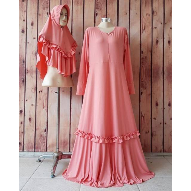 Gamis jersey rempel