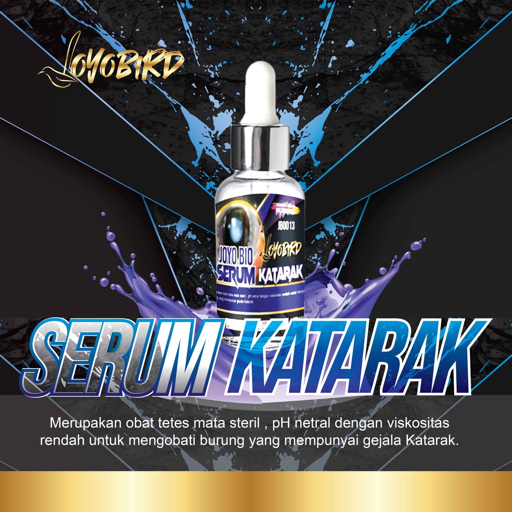 Obat burung mata katarak , mata nitik putih | Joyo Bio Serum Katarak (Obat Burung Katarak) 20 ml