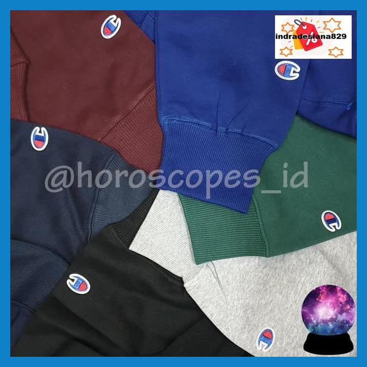 

Q2W3Q3- Champion Basic Logo Crewneck Original Reverse Weave - Tulis D Catatan O0U9U0-