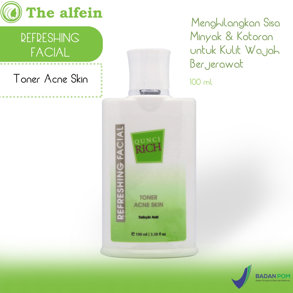 Toner For Acne - Qunci Rich by The Alfein Clinic | Refreshing Toner untuk Kulit Berjerawat