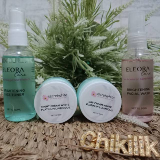 PAKET PLATINUM ELEORA SECRETWHITE ORIGINAL BPOM AMAN BUSUI BUMIL
