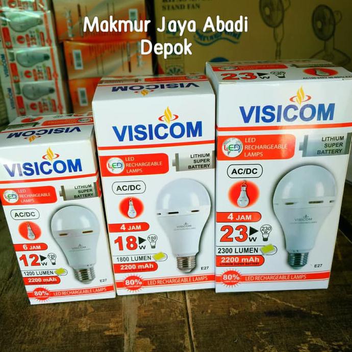 Lampu Visicom 18 watt Acdc / visicom lampu emergency ratele992 Kualitas Baik