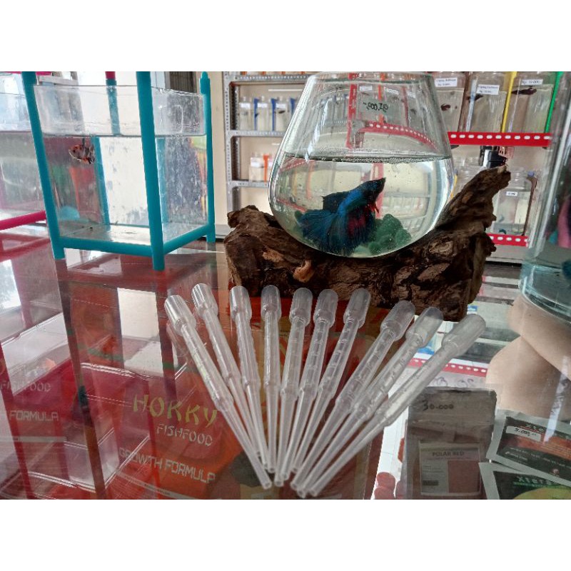 Pipet / Alat Pemberian Pakan Ikan / Ikan Cupang / Daphnia Magna