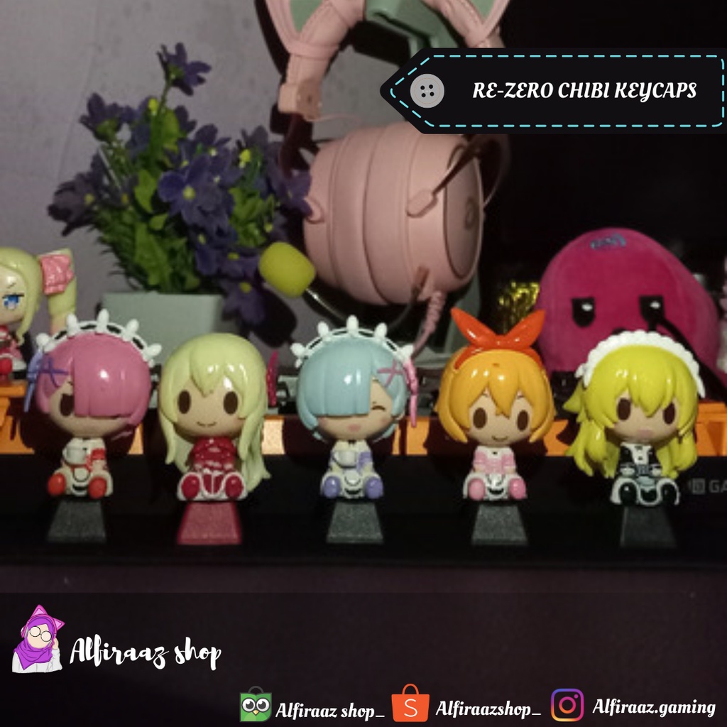 KEYCAPS-RE-ZERO-CHIBI