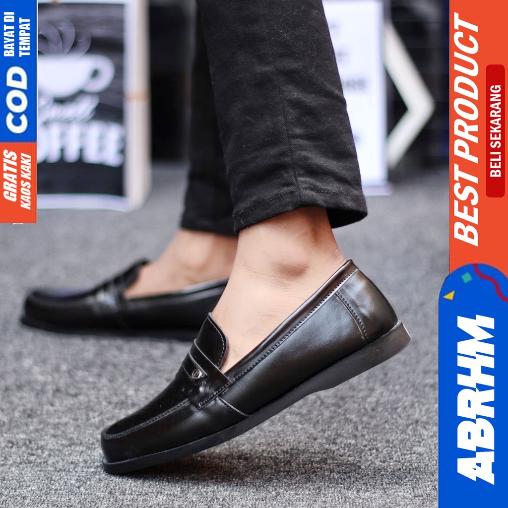 Abrhm Dts - Sepatu Formal Pria Casual Pantofel