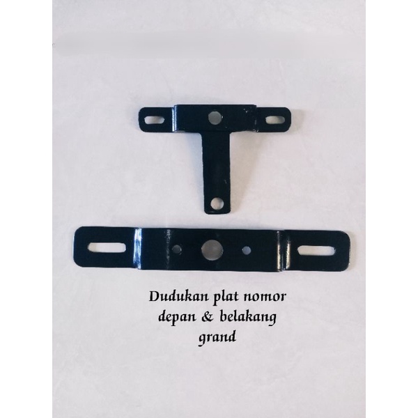 Dudukan Pangkon Plat Nomor Depan Belakang Honda Grand