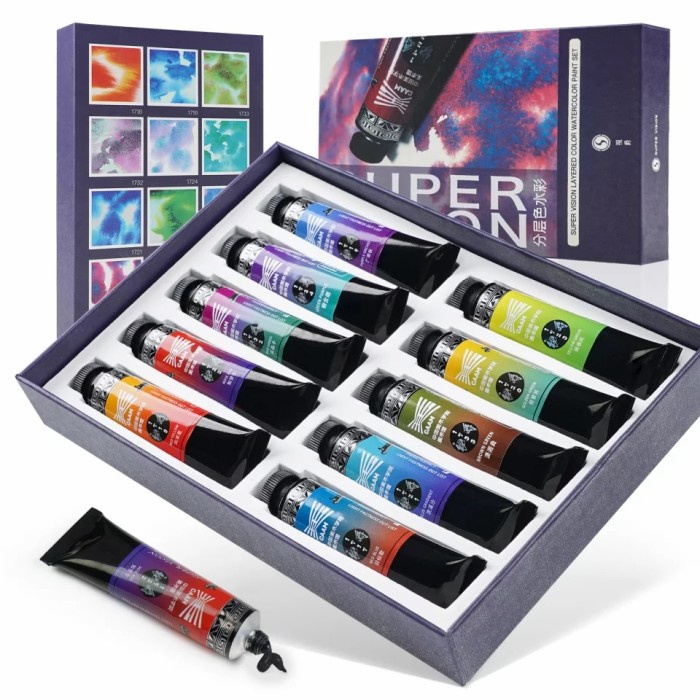 

Produk Terbaru Supervision Layered Color Watercolor Set 10Clr X 15Ml