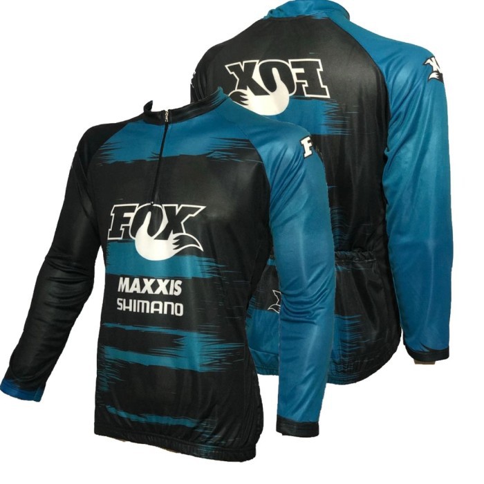 KAOS JERSEY SEPEDA SHIMANO BLUE