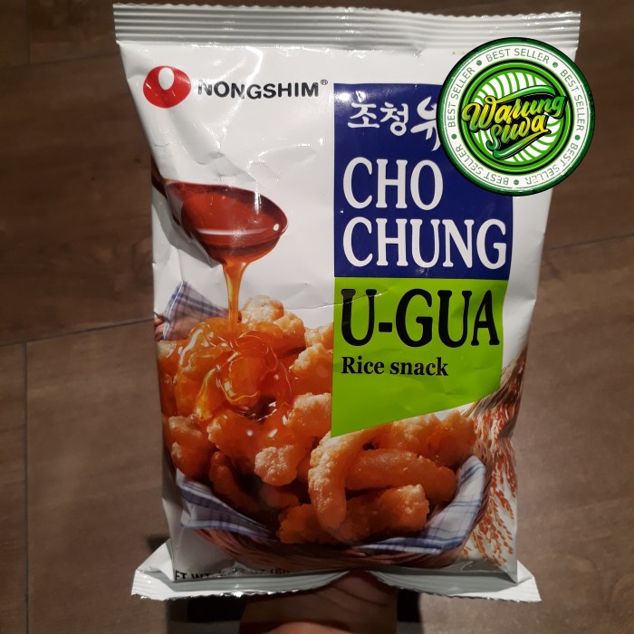 

nongshim chochung u-gua korea || makanan ringan rasa beras korea 80 gr