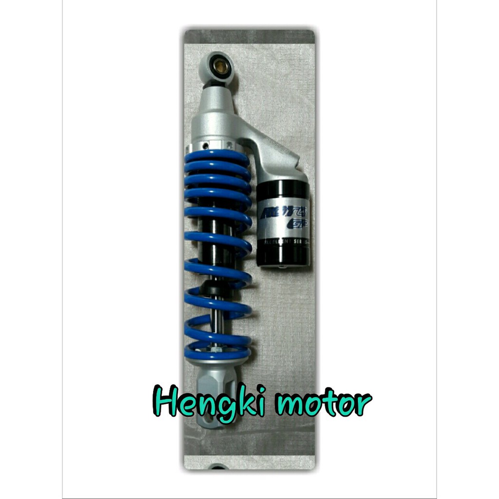 shock bleker tabung matic warna biru uk 310 mm