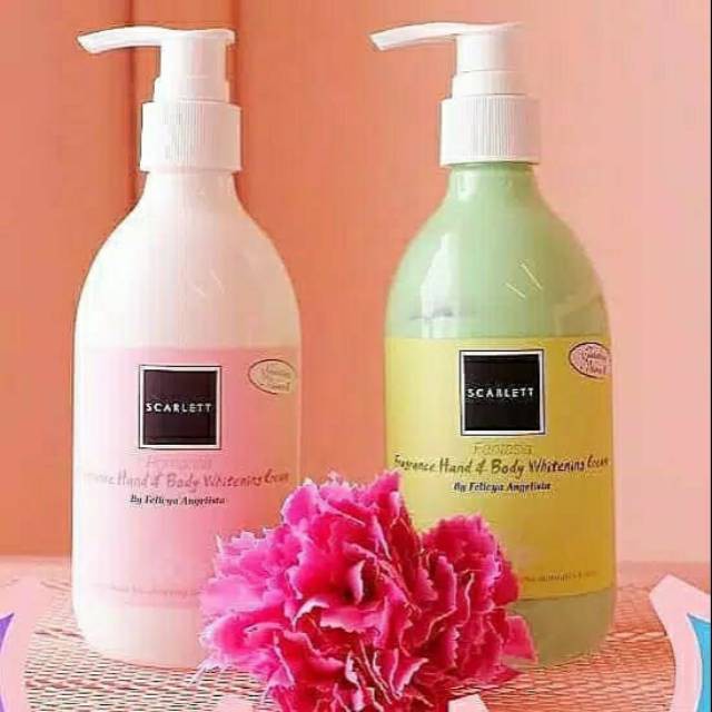 Scarlett hand & body whitening / lotion scarlett / scarlet 300ml