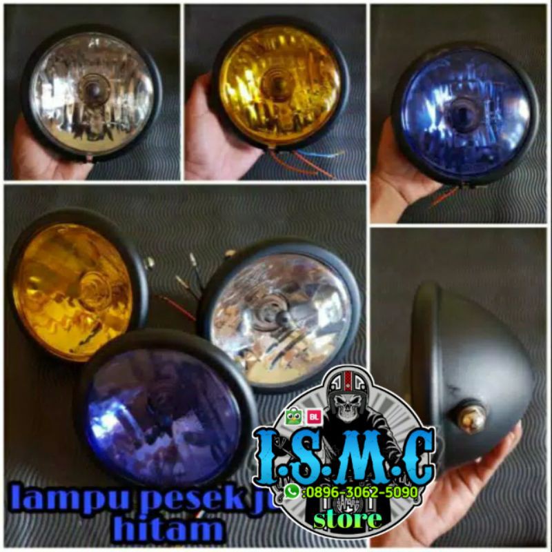 lampu pesek jute batok hitam RX king cb Tiger Megapro japstyle