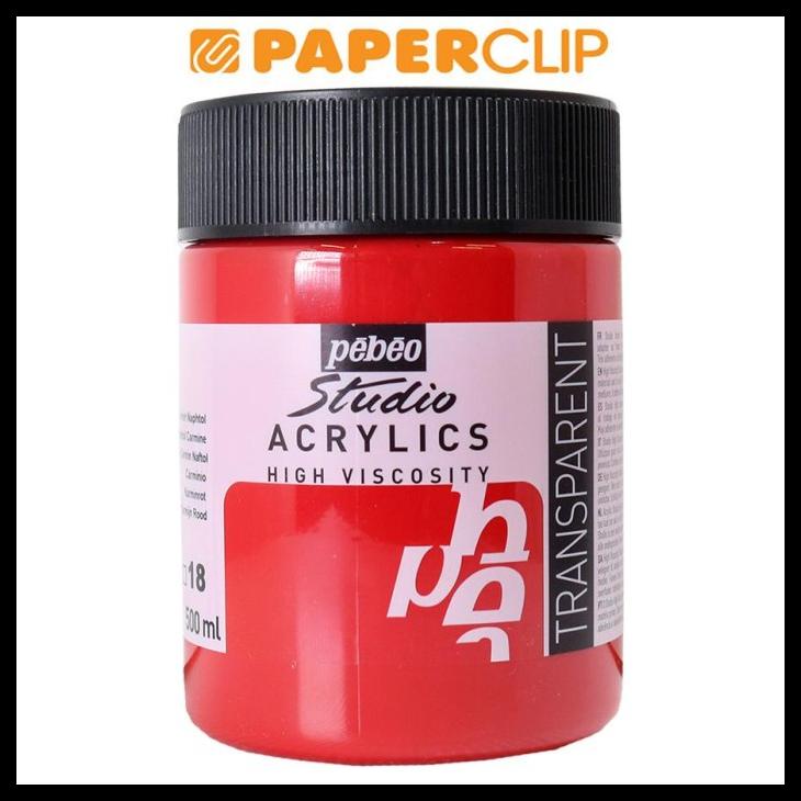 

Cat Acrylic Pebeo Studio Naphtol Carmine 500Ml 171018