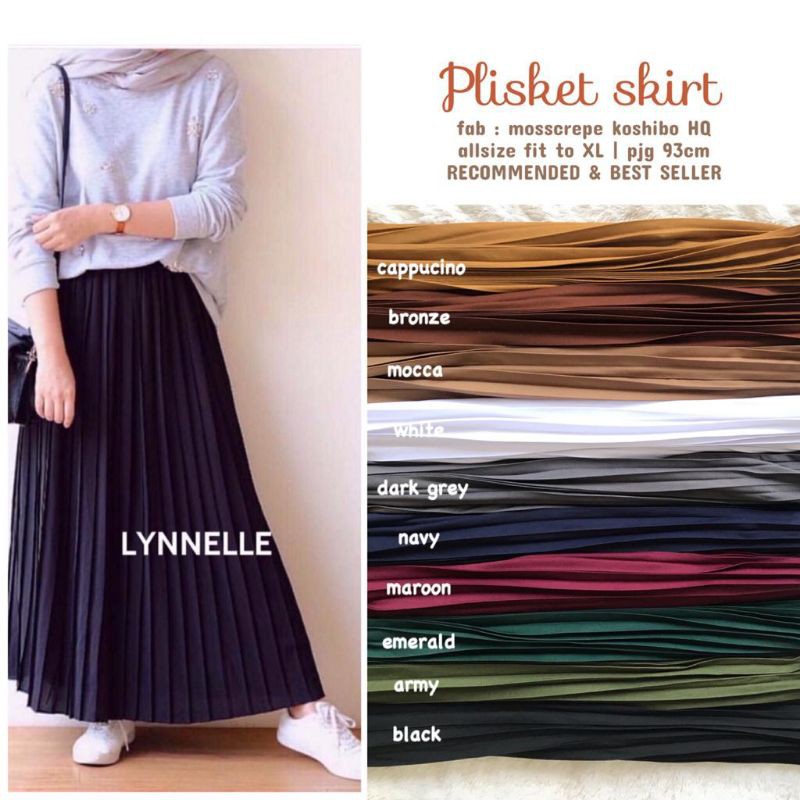 plisket rok by lynelle