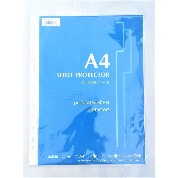 

SHEET PROTECTOR A4 DAICHII | PP POCKET DAICHI A4