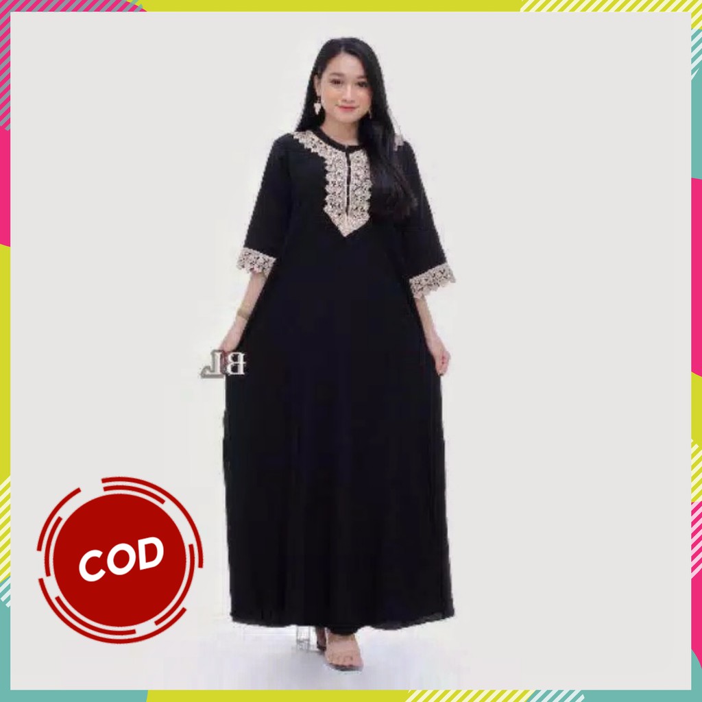 Baju Daster Arab Rayon Busui | Piyama Tidur Panjang