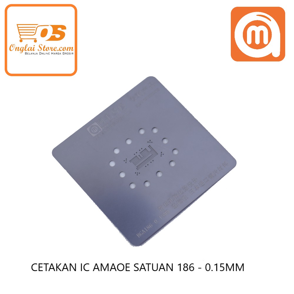 CETAKAN IC AMAOE SATUAN 186 - 0.15MM 