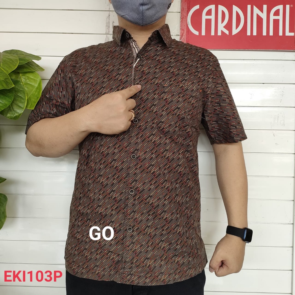 gof CRRB CARDINAL KEMEJA JUMBO CASUAL Hem Pria Baju Pendek Cowok Pakaian Pria