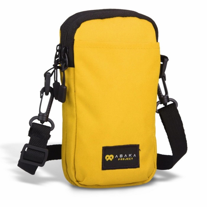 dompet hp wanita Tas Sling Bag Pria Wanita - Gantung Selempang Mini - Kuning J8I9 BAYAR DI TEMPAT CO