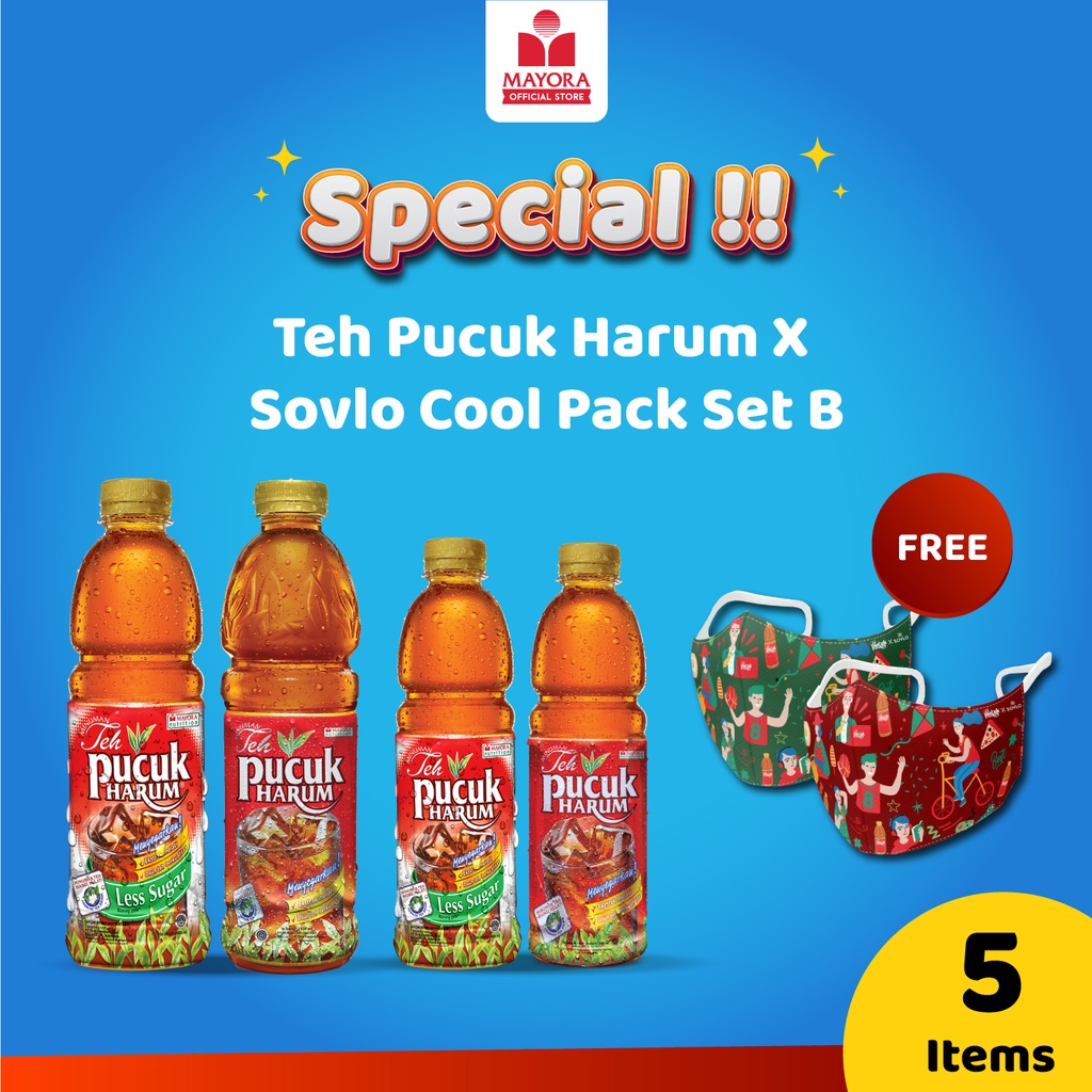 Teh Pucuk Harum X Sovlo Cool Pack Set B