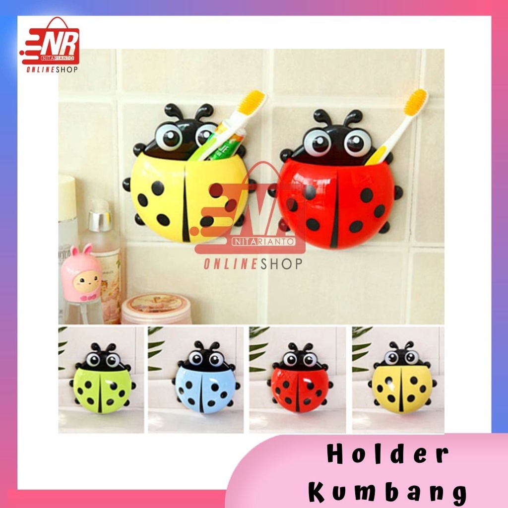 Holder Kumbang / Tempat sikat gigi / Lady bug