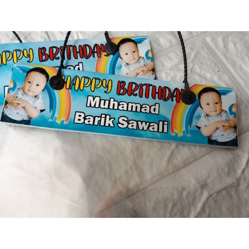 

set plastik kemasan bingkisan ulang tahun/plastik bingkisan idul fitri/parcel minibingkisan snack custom foto dan text