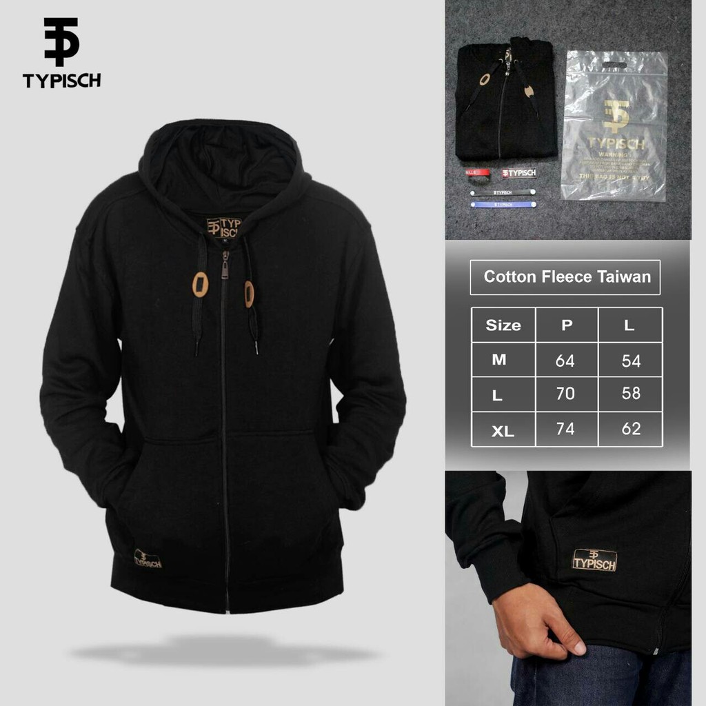 JAKET PRIA TYPISCH ORIGINAL PLUS GELANG & STIKER TYPISCH KEREN