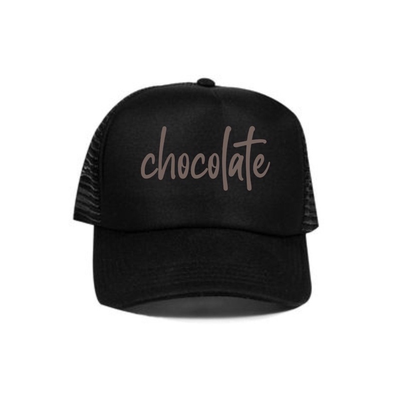 Topi Trucker chocolate