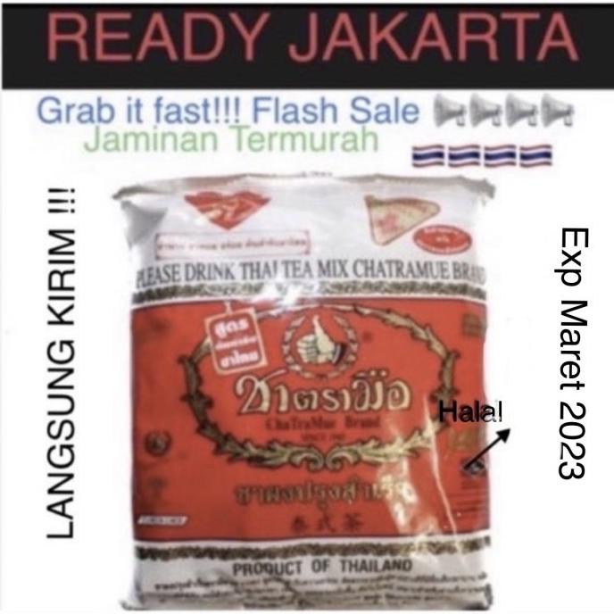 

(BISA COD) Thai Tea Original Chatramue Cha Tramue Thailand Merah Red Black Tea MURAH Kode 406