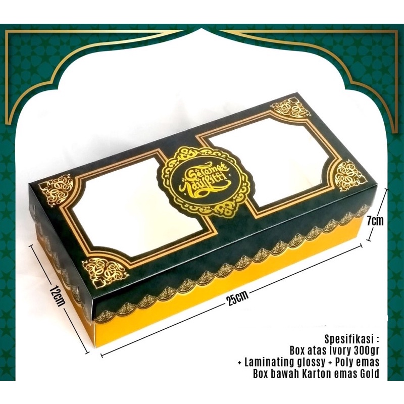 

Box Kotak 25x12x7cm Packaging Hampers Kue Bolu Cookies Souvenir Gift Kado Edisi Lebaran Idul Fitri Eid 11