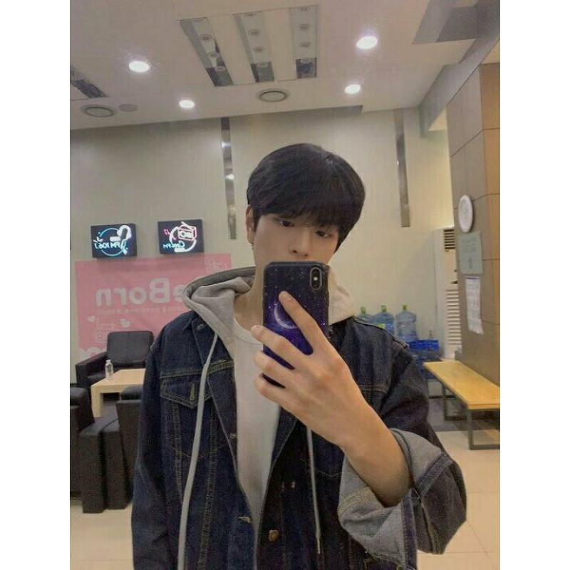 Phone Case Seungmin StrayKids Moon Galaxy Aesthetic