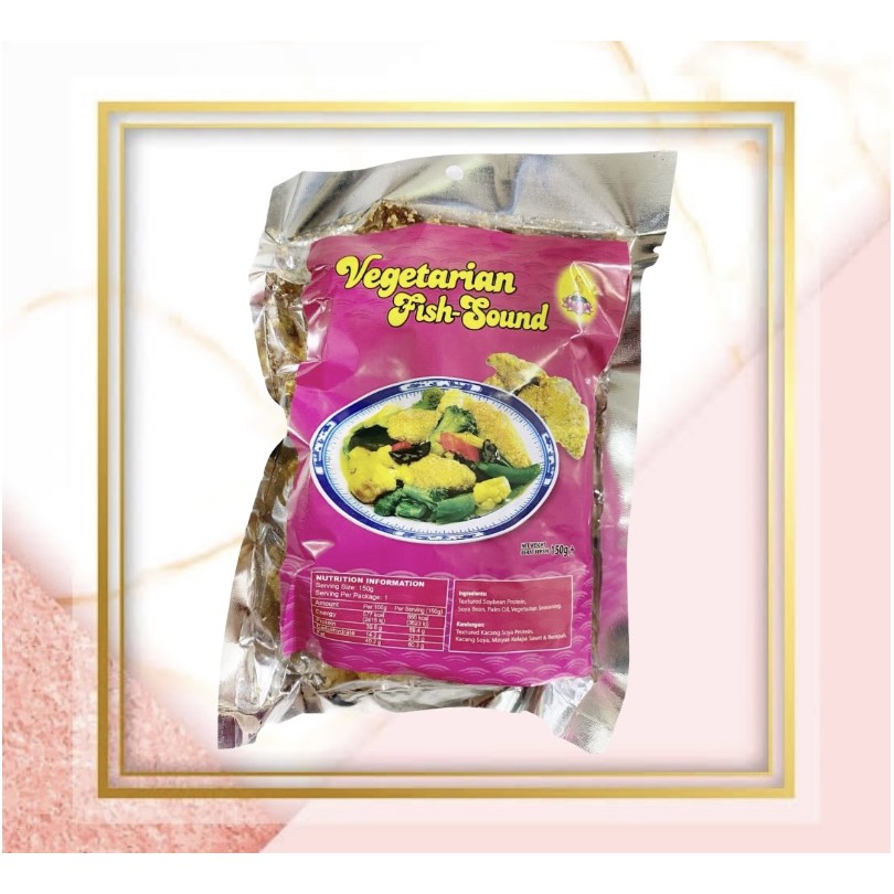 

Vegetarian Fish Sound / Hi Piao / Yi Piau / Perut Ikan Vegetarian 150 Gram