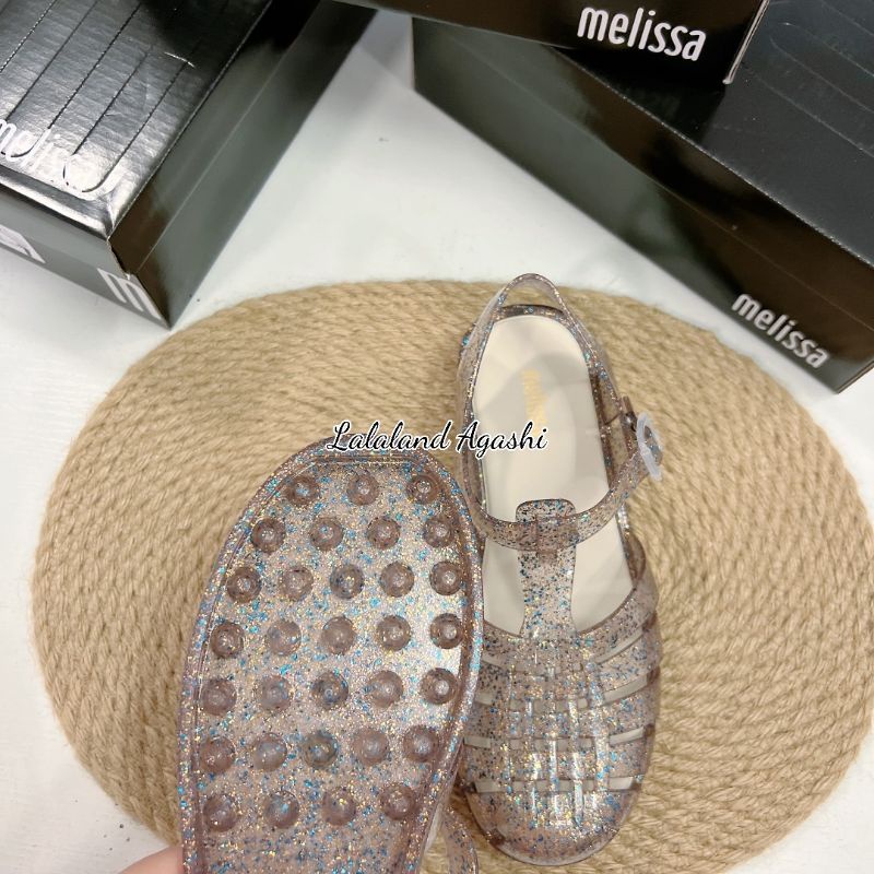 Sepatu Melissa possesion brown glitter/sepatu sandal melissa/sepatu jelly melissa/sepatu Melissa