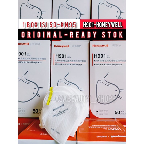 MASKER HONEYWELL H901 KN95 1 box isi 50 Particulate Respirator | honeywell Original | masker kn95