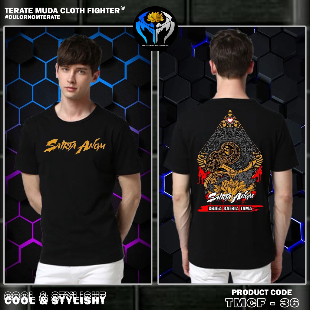 KAOS DISTRO PSHT SATRIA ANOM CULTURE WAYANG SPESIAL EDITION (BISA COD) KODE TMCF - 36