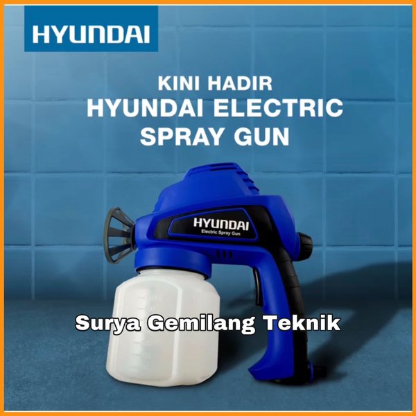 spray gun elektrik Hyundai nozzle bisa cat minyak sprayer listrik