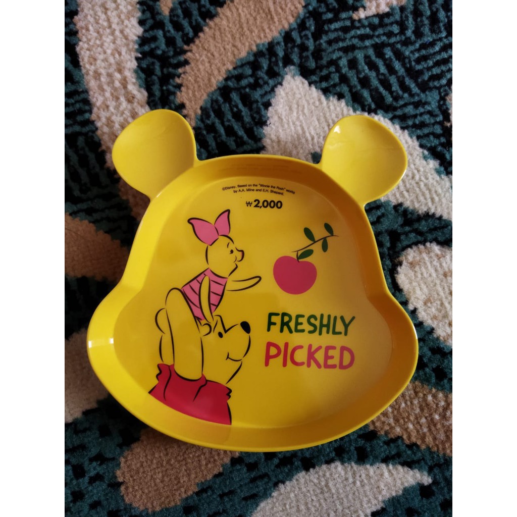 Daiso Korea x Winnie the Pooh: Piring Disney Pooh