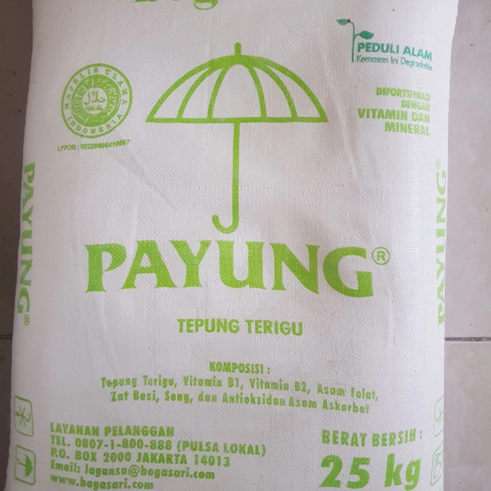 

BISA COD tepung terigu payung bogasari 25kg