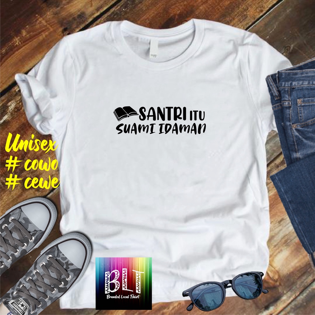 Cod/Kaos Santri itu suami idaman/Kaos Terlaris Kualitas Terjamin Kaos Pria Distro Hits2022/Kaos Murah Kaos Cotton 30s Kaos katun/Kaos Bergambar Kaos Distro Kaos Pria Dan Wanita Kaos Kata2 Lucu Kaos Viral/Kaos Promo/Best Seller