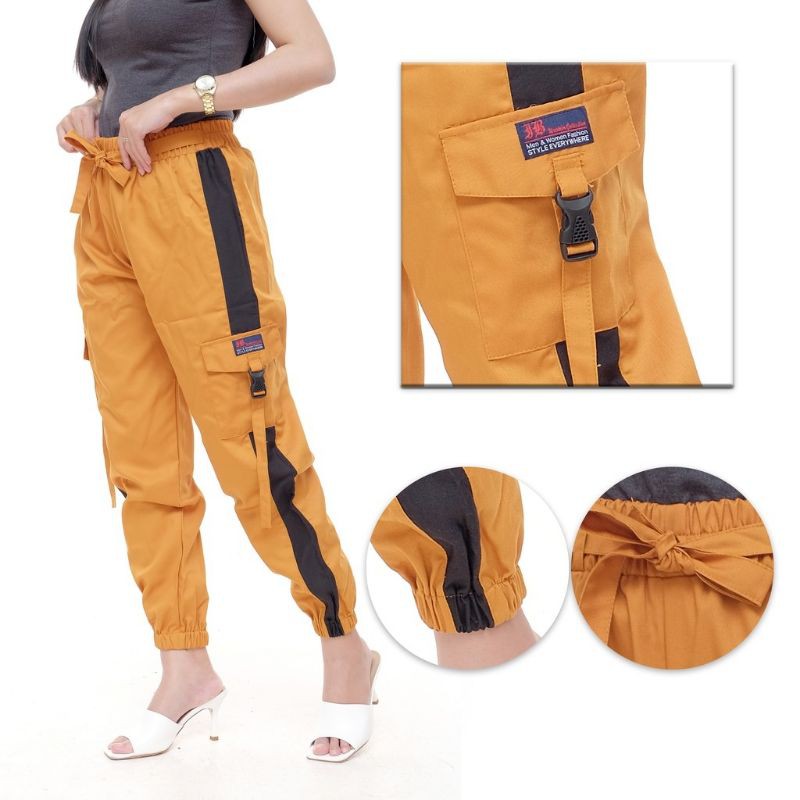 JOGGER CARGO PANTS LIST | CELANA CARGO CEWEK LIST