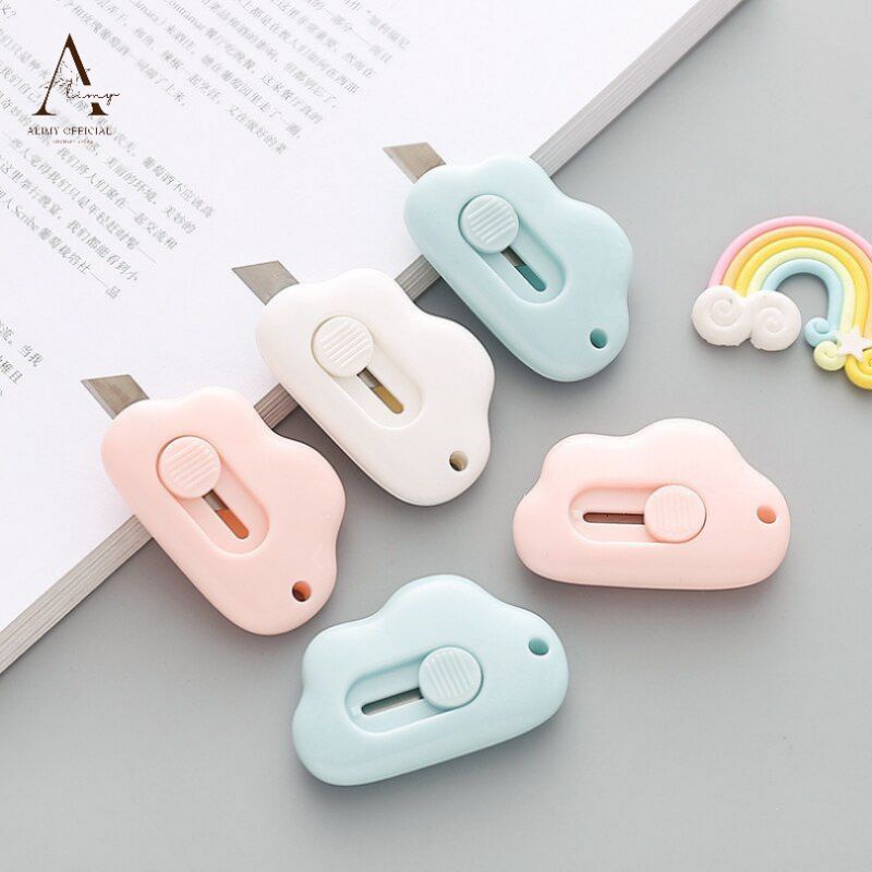 

[PROMO] Pisau Cutter Mini Pemotong Kertas Desain Lucu Cloud,Rabbit,Paw Cat - Mini Cutter Mini Portable - Cutter Mini Size Travel